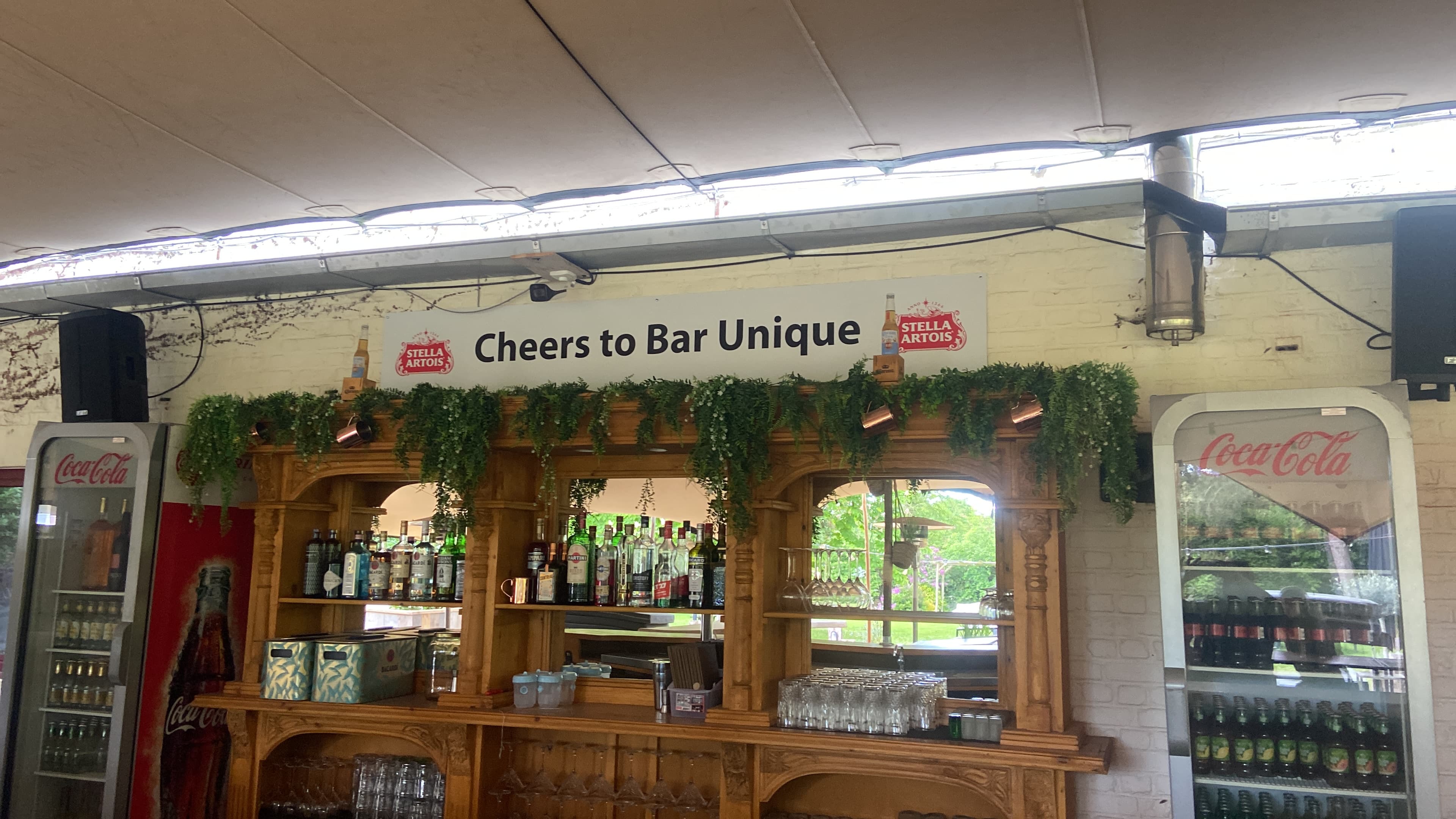 Gezellige setting bij Bar Unique